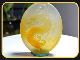 瑪瑙龍牌掛件自動化加工案例_享刻K20精雕玉石雕